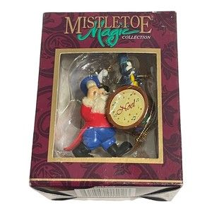 Mistletoe Magic Collection Christmas Tree Ornament Drumming Santa Claus Noel